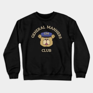 General Manners Club (White) Crewneck Sweatshirt